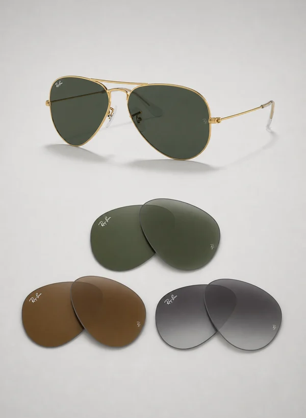 Lenti di ricambio originali Ray-Ban RB3025