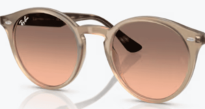 Lenti originali Ray-Ban RB2180 Pezzi, colore 46 · Rosa sfumato grigio · plastica