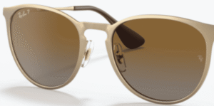 Lenti originali Ray-Ban RB3539 Erika Metal, colore T5 · Marrone sfumato polarizzato · plastica