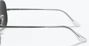 Aste originali Ray-Ban RB3689 Aviator Metal II, colore 004 · Gunmetal