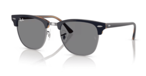 Lenti originali Ray-Ban RB3716 Clubmaster Metal, colore B1 · Grigio scuro