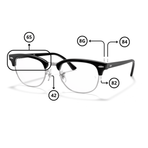 Pezzi di Ricambio Ray-Ban 5154 CLUBMASTER Originali