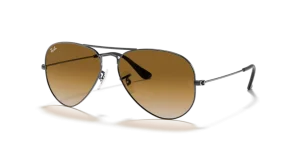 Ray-Ban 3025 AVIATOR LARGE METAL, colore 004/51 gunmetal
