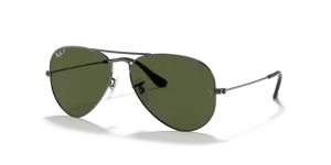 Ray-Ban 3025 AVIATOR LARGE METAL, colore 004/58 · Gunmetal