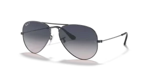Ray-Ban 3025 AVIATOR LARGE METAL, colore 004/78 adv gunmetal