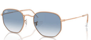 Ray-Ban RB3548 HEXAGONAL, colore 92023F · Rosa oro