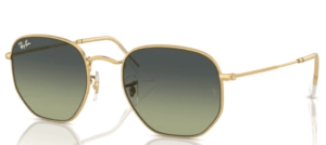 Ray-Ban RB3548 HEXAGONAL, colore 001/BH · Arista oro