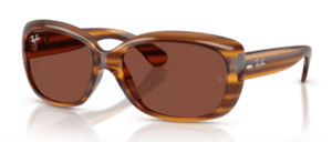 Ray-Ban RB4101 JACKIE OHH, colore 820/C5 · Striato rosso avana