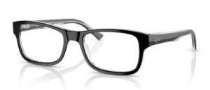 Ray-Ban RX5268, colore 2034 · Nero su trasparente