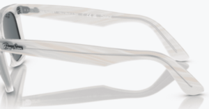 Aste originali Ray-Ban RB2140 Wayfarer, colore 1407 · Fotocromatico striato blu chiaro