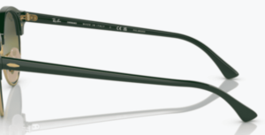 Aste originali Ray-Ban RB4246 Clubround, colore 1368 · Verde su oro
