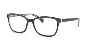Ray-Ban RX5362, colore 2034 · Nero su trasparente