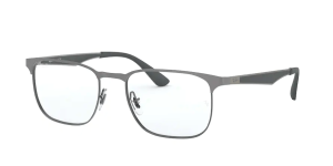 Ray-Ban RX6363, colore 2553 · Brushed gunmetal su gunmetal