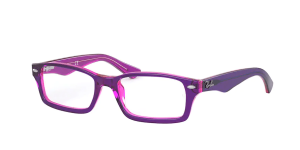 Ray-Ban RY1530, colore 3666 · Viola su fuxia fluo