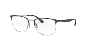 Ray-Ban RX6421, colore 2997 · Nero opaco su argento