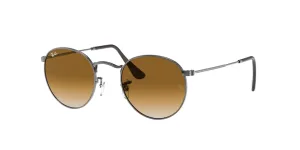 Ray-Ban RB3447N ROUND METAL, colore 004/51 gunmetal