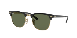 Ray-Ban RB3716 CLUBMASTER METAL, colore 187 · Nero su arista