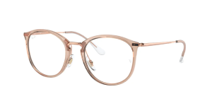 Ray-Ban RX7140, colore 8124 · Trasparent marrone chiaro