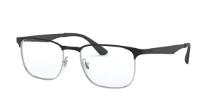 Ray-Ban RX6363, colore 2861 · Nero su argento