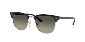 Ray-Ban RB3716 CLUBMASTER METAL, colore 900471 nero su argento