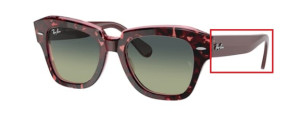Aste originali Ray-Ban RB2186 State Street, colore 1323 · Carey