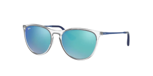 Ray-Ban RJ9060S JUNIOR ERIKA, colore 7029b7 trasparente