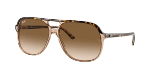 Ray-Ban RB2198 BILL, colore 129251 avana su trasparente marrone