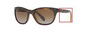 Aste originali Ray-Ban RB4216, colore 710 · Avana