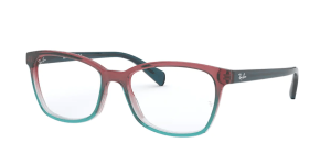 Ray-Ban RX5362, colore 5834 · Blu/rosso/blu chiaro sfumato