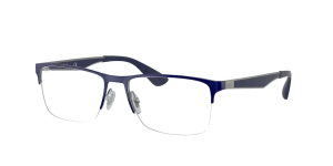 Ray-Ban RX6335, colore 2947 · Blu su gunmetal