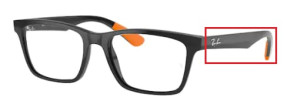 Aste originali Ray-Ban RB7025 vista, colore 5417 · Nero