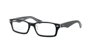 Ray-Ban RY1530, colore 3529 · Nero su trasparente