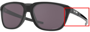 Aste originali Oakley OO9420 Anorak, colore 01 · Nero lucidato