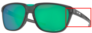Aste originali Oakley OO9420 Anorak, colore 03 · Grigio opaco smoke