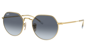 Lenti originali Ray-Ban RB3565 Jack, colore 86 · Blu sfumato grigio