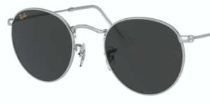 Lenti originali Ray-Ban RB3447 Round Metal, colore B1 · Grigio scuro