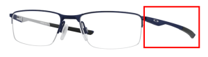Aste originali Oakley OO3218 Socket 5.5, colore 03 · Opaco midnight
