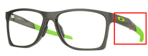 Aste originali Oakley OO8173 Activate, colore 03 · Grigio satinato smoke