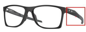 Aste originali Oakley OO8173 Activate, colore 01 · Nero satinato
