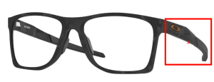 Aste originali Oakley OO8173 Activate, colore 05 · Nero satinato camo