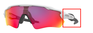 Aste originali Oakley OO9001 Radar EV XS Path, colore 18 · Bianco opaco