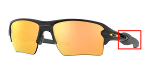 Aste originali Oakley OO9188 Flak 2.0 Xl, colore 9188 · B3 nero opaco
