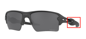 Aste originali Oakley OO9188 Flak 2.0 Xl, colore 9188 · F8 steel