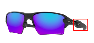 Aste originali Oakley OO9188 Flak 2.0 Xl, colore 9188 · F7 nero lucidato