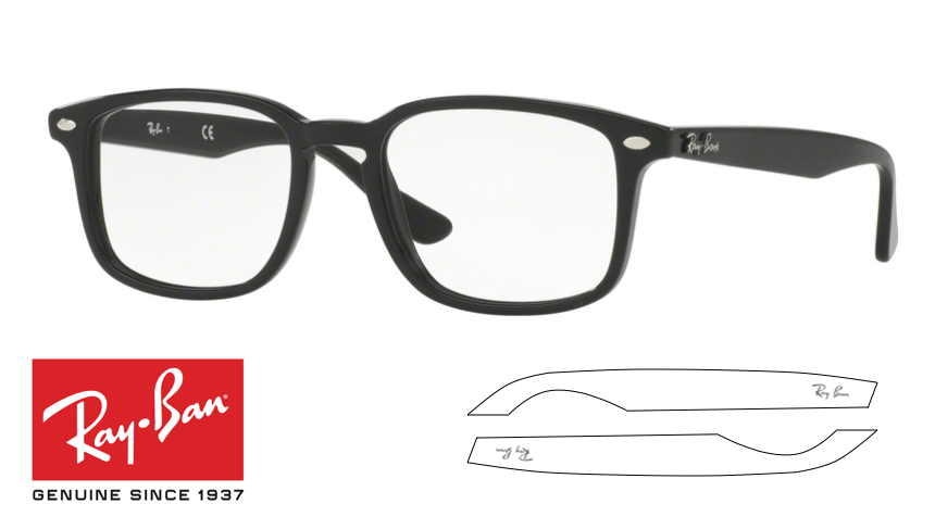 Stanghette/Aste Ray-Ban vista 5353 Originale