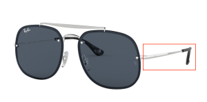 Aste originali Ray-Ban RB3583, colore 003 · Argento