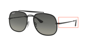 Aste originali Ray-Ban RB3583, colore 153 · Nero