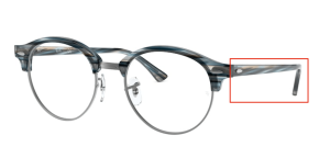 Aste originali Ray-Ban RB4246V vista, colore 5750 · Blu/grigio stripped