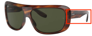 Lenti originali Ray-Ban RB2196 Blair, colore 31 · Verde