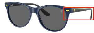 Aste originali Ray-Ban RB2202M, colore F668 · Blu